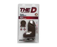Doc Johnson The D Fat Model ULTRASKYN 15cm Dual Density rusvai gelsvas