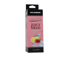 Doc Johnson Rožinė GoodHead Juicy Head Rožinė Lemonade Dry Mouth Purškiklis 59ml Vegan Formula