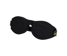 Doc Johnson Blush Juodas Ops Blink Adjustable Silicone Blindfold Juodas