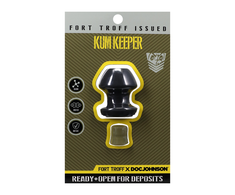 Doc Johnson Oxballs Kum Keeper Plug Small Juodas - Flexible Silicone System