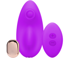 Doc Johnson CalExotics Magnetic Remote Control Panty Stimulator Violetinė Silicone