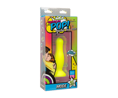 Doc Johnson Mode Silicone Plug 4.5''/11 cm - Platinum Series, Juodas