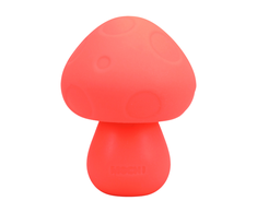 Doc Johnson Blush Novelties Mushroom Vibe Silicone Rechargeable Peach, Compact Model