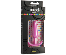Doc Johnson Naughty Silicone Plug Medium Rožinė 3.5" Anatomical Shape