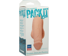 Doc Johnson Pack It Lite Model - Anatomical Silicone, 5.5” rusvai gelsvas