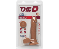 Doc Johnson The D ULTRASKYN 7" Intimate Model with Suction Base rusvai gelsvas