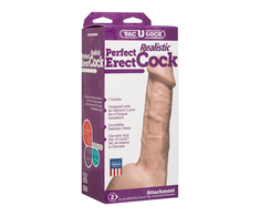 Doc Johnson Perfect Erect 7" Anatomical Model, Phthalate-Free, rusvai gelsvas