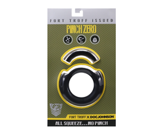 Doc Johnson Oxballs Pinch Zero Ring Juodas - Extra-Wide Magnetic Metal Ring