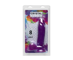 Doc Johnson Crystal Jellies 8" Intimate Silicone Model with Suction Base
