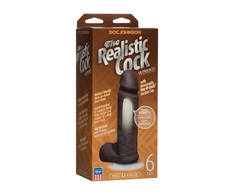 Doc Johnson ULTRASKYN Intimate System 16 cm Chocolate Dual Density