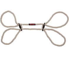 Doc Johnson Restrain Bind Tie 6mm Hemp Soft Cuffs for Wrists or Ankles Natural