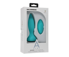 Doc Johnson A-Play Rimmer Large Silicone Plug with Remote, Juodas