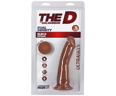 Doc Johnson Slim D 15 cm Dual Density ULTRASKYN Model, rusvai gelsvas
