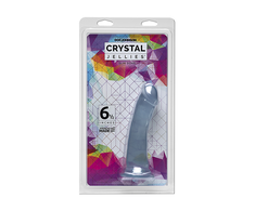 Doc Johnson Crystal Jellies Slim Model 6.5'' Transparent Suction Base
