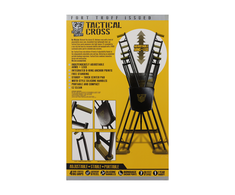 Doc Johnson XR Brands Tactical Cross Adjustable Steel Restraint System Juodas/Žalias