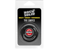 Doc Johnson Rock Solid The Convex Ergonomic TPE Intimate Ring, Flexible Fit