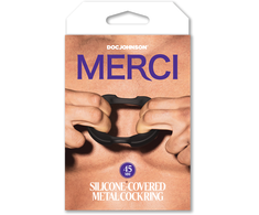 Doc Johnson The Paradox Silicone-Metal Hybrid Intimate Ring 45mm Juodas Ergonomic Fit