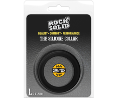 Doc Johnson Rock Solid Silicone Collar Large - Flat Premium Silicone Support Ring