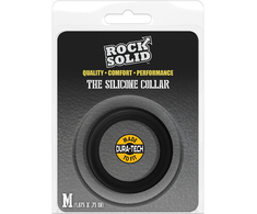 Doc Johnson Rock Solid Silicone Collar Ring Medium - Flat Surface Comfort Fit