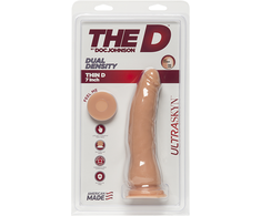 Doc Johnson Thin D 7" ULTRASKYN Anatomical Model, Dual Density, rusvai gelsvas