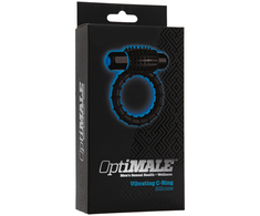 Doc Johnson CalExotics Vibrating Ring Juodas 10-Function Silicone Intimate Device