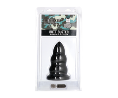 Domestic Partner Butt Buster Juodas 3-Stage Anal Plug Soft Rubber XL