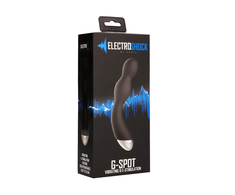 Electroshock By Shots Shots ElectroShock E-Stimulation G-/P-Spot Vibrator Juodas 20cm