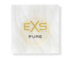 EXS Pure Ultra-Thin Latex Condoms 48-Pack | Eco-Friendly 53mm Plotis