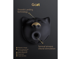 G Vibe G-Cat Mystic Noir Advanced Wave Technology Intimate Device Juodas