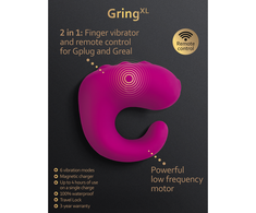 G Vibe Gvibe G-Ring XL Sweet Raspberry - Multifuntional Vibrating Ring, XL Size