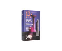 Gc By Shots Lady Vibe Chrome Sidabrinis Multi-Speed Intimate Device by Shots Toys