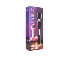 Gc By Shots Shots Rechargeable Massage Wand 10-Speed Flexible Head Juodas