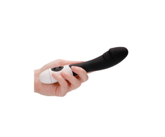 Gc By Shots Simplicity Rocket Model Ribbed Silicone Intimate Massager Juodas 19cm