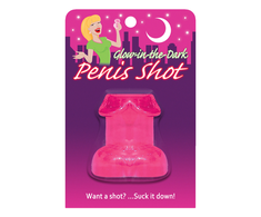 Kheper Games Pipedream Glow-in-the-Dark Shot Glass Rožinė 1.5oz Party Priedas