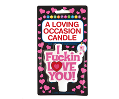 Little Genie Productions Whiskey River Candle 'I Freakin Love You' Scented Candle 397g
