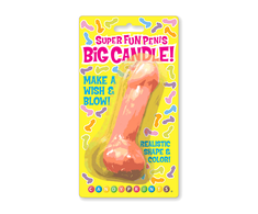 Little Genie Productions Rožinė Kheper Games Large Celebration Candle Rožinė 10cm - Fun Party Decoration