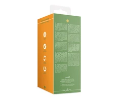 Loveline By Shots Non-Phallic Vibrating Dildo - Small - Forest Žalias
