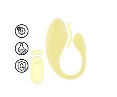 Loveline By Shots Vibrating G-Spot Vibe with Remote Control - Geltona