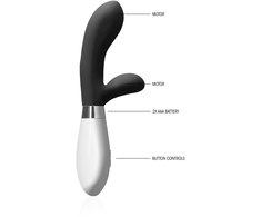 Luna By Shots Svakom Achilles Rechargeable Dual-Motor Silicone Intimate Massager 21 cm