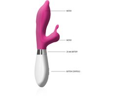 Luna by Shots Adonis Dual Motor Rechargeable Silicone Model 21.8cm