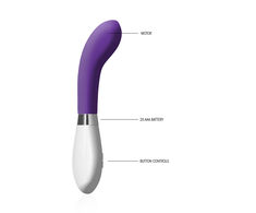 Mėlyna Luna by Shots Apollo Rechargeable Intimate Device 10-Speed Silicone Mėlyna