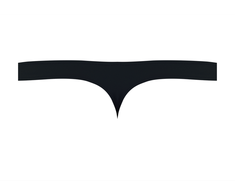 Male Power Satin Spandex Comfort Fit Thong S/M Juodas