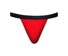 Male Power Hot Mesh Jockstrap L/XL Raudona-Juodas Comfort Fit