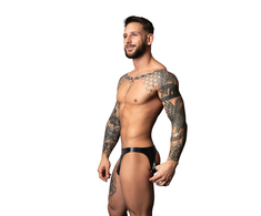 Male Power Liquid Onyx 2.0 Wetlook Jock Brief L/XL Juodas
