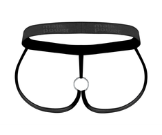 Male Power Extreme Ring Jock M Juodas - Adjustable Support System