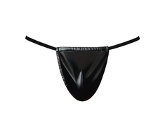 Male Power Liquid Onyx 2.0 Wetlook G-String Juodas One Size
