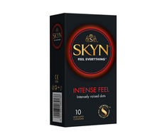 Mates SKYN Intense Feel Condoms 10 pcs - Textured, Ultra-Thin, Latex-Free