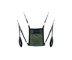 Mr Sling Kiotos Rectangular Polyester Canvas Sling 4-Point with Accessories, Juodas