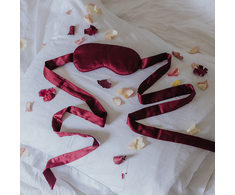 My Own Filo Blossom Eye Mask Violetinė - Silky Soft Relaxation Sleep Mask