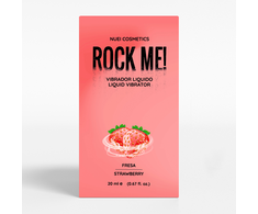Nuei Rock Me! Liquid Vibrator Gel Strawberry 20ml - Tingling Effect